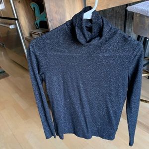 J. Crew fitted sheer turtleneck